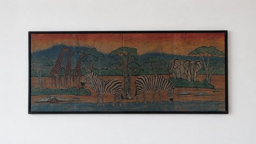 Quadro dipinto stoffa - quadro,