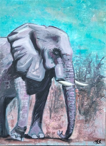 Quadro elefante originale - quadro,