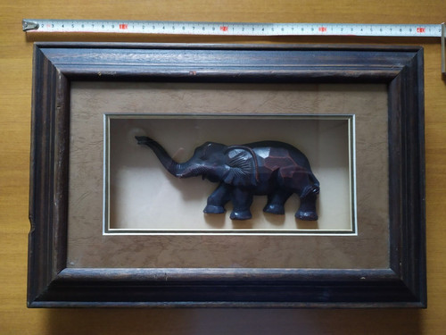 Scultura legno elefante - in, di